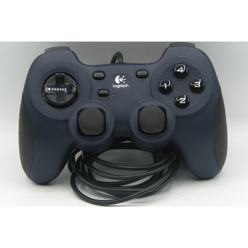 Logitech Dual Action USB Game Controller for PC (863247-0010) Dark Blue